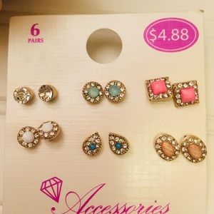 Pretty Stud Earring Collection  NWT! (2 sets!)